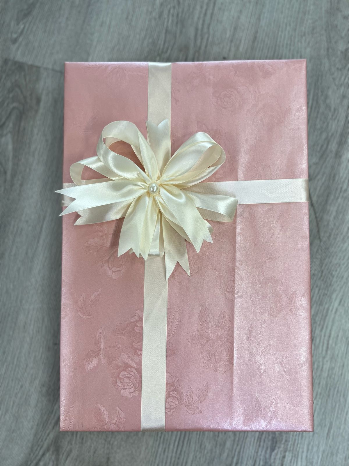 Hand Made Box with Beautiful Ribbon Flower - Image 2