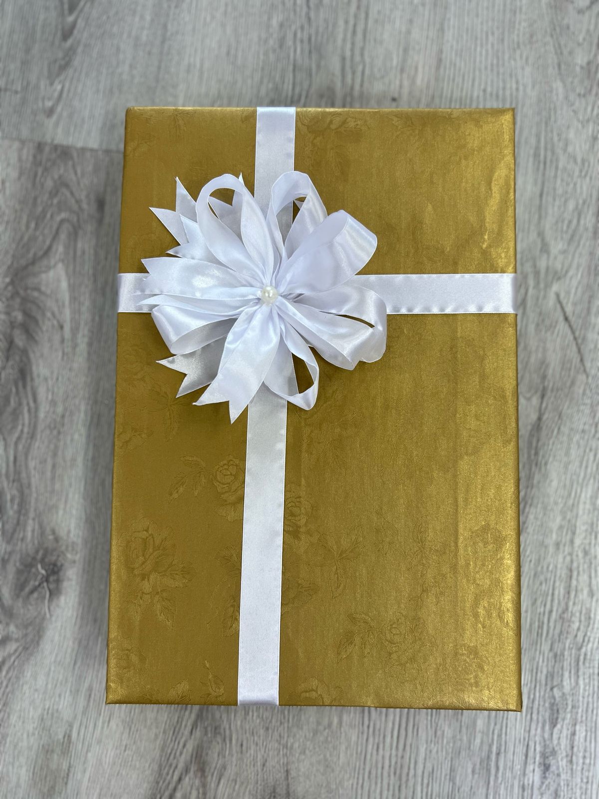 Hand Made Box with Beautiful Ribbon Flower - Image 4